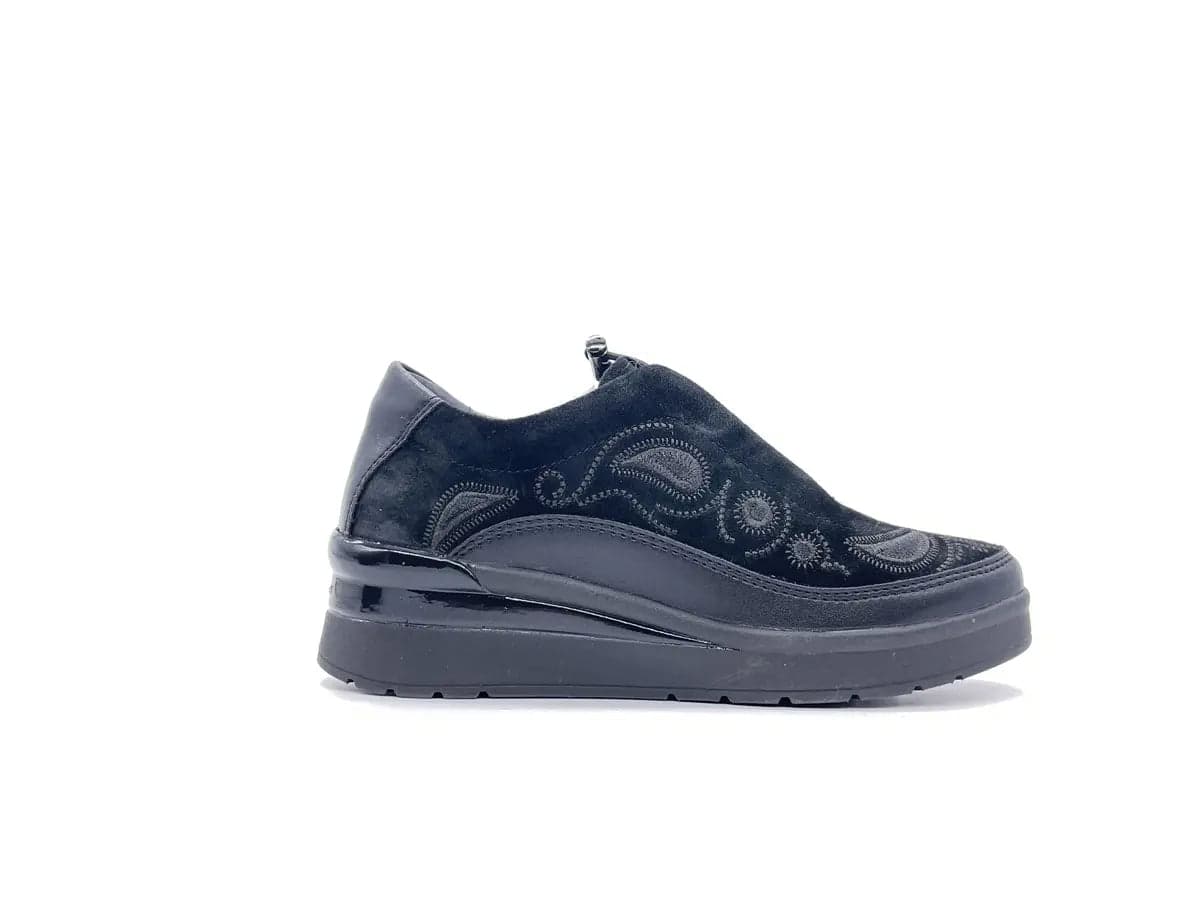STONEFLY Sneaker donna CREAM 21 velour nero 219980 000 in Sneaker casual Calzature Durello - Agna, commercioVirtuoso.it