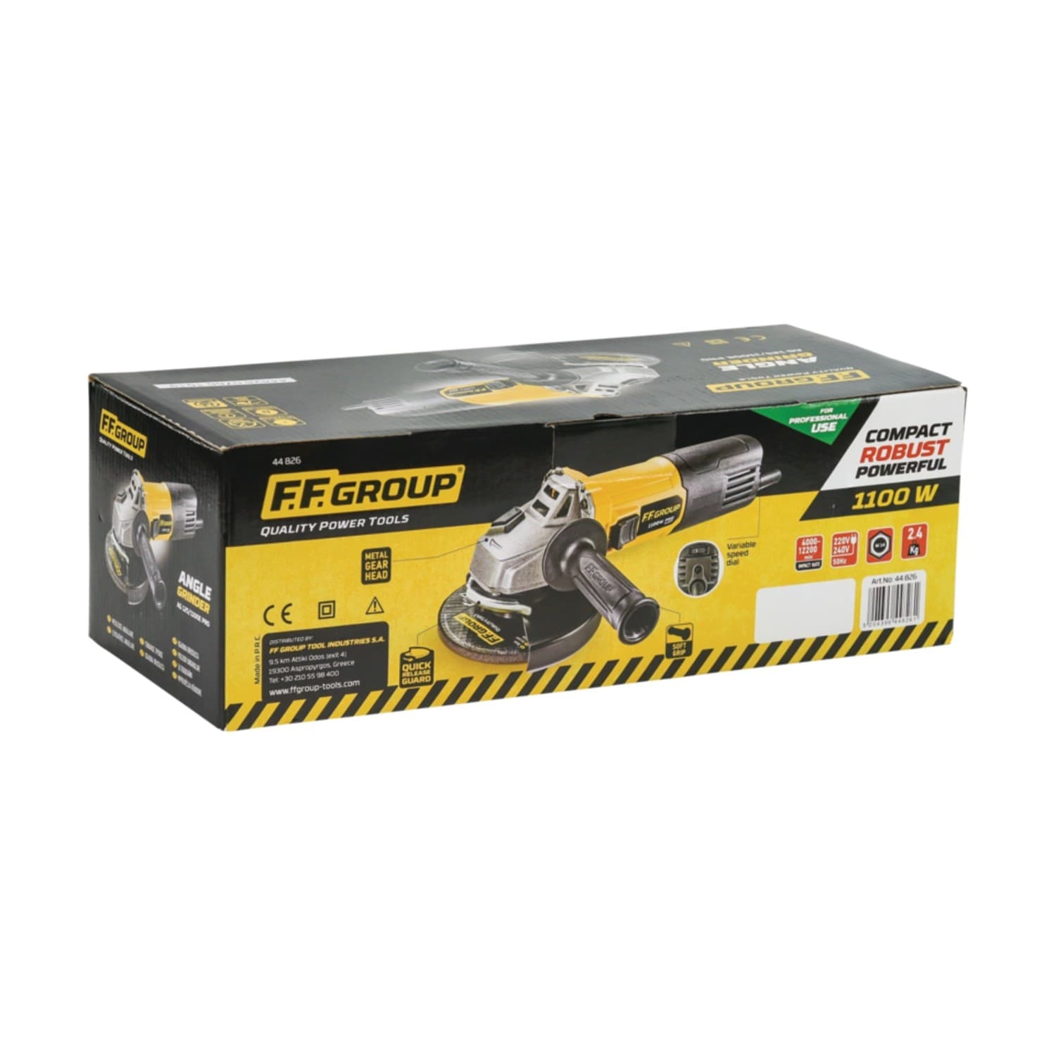 FF Group AG125/1100E Pro smerigliatrice angolare velocità variabile da 1100W - uso professionale in Smerigliatrici angolari Aloiserw.com - Altomonte, commercioVirtuoso.it