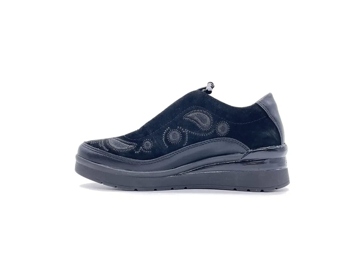 STONEFLY Sneaker donna CREAM 21 velour nero 219980 000 in Sneaker casual Calzature Durello - Agna, commercioVirtuoso.it