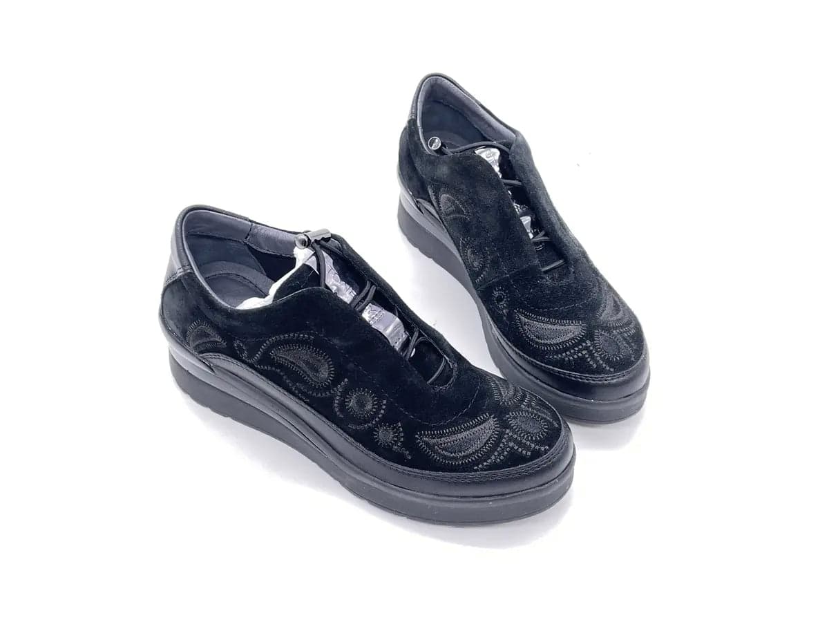STONEFLY Sneaker donna CREAM 21 velour nero 219980 000 in Sneaker casual Calzature Durello - Agna, commercioVirtuoso.it