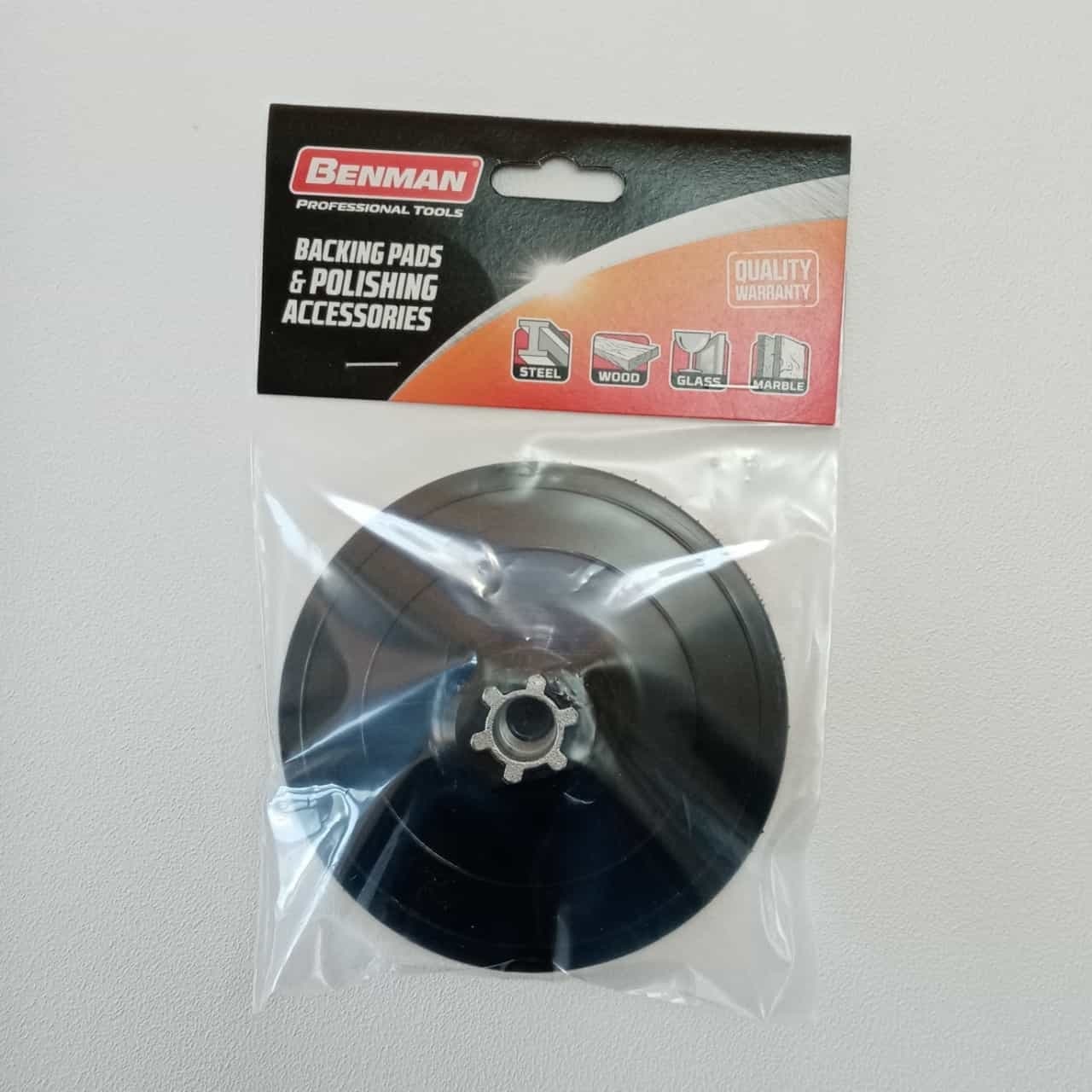 BenMan platorello da 125mm flessibile in plastica con velcro per smerigliatrice angolare in Platorelli per levigatrici Aloiserw.com - Altomonte, commercioVirtuoso.it