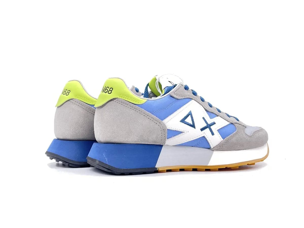 SUN68 Sneaker Uomo Bicolor Grigio chiaro Avio in Sneaker casual Calzature Durello - Agna, commercioVirtuoso.it