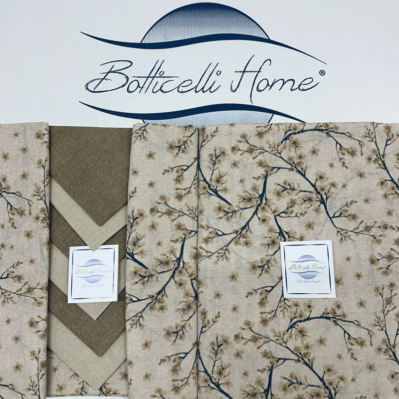 Tovaglia da tavolo Fiori di Pesco Botticelli Home in Tovaglie Collezione Casa - Trebisacce, commercioVirtuoso.it