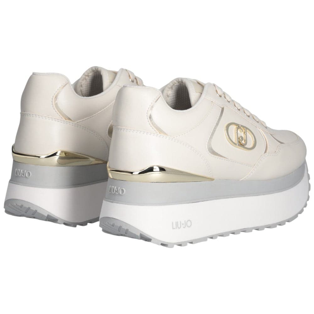 Liu Jo sneakers latte super platform MAXI WONDER PLUS in Sneaker casual Prodotti di Classe - Nocera Superiore, commercioVirtuoso.it