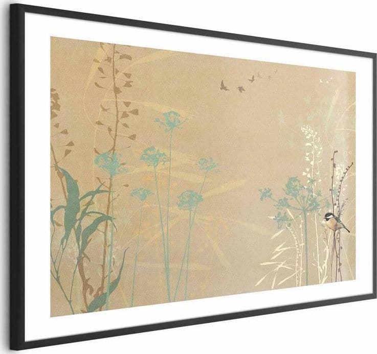 Poster - Bird on a Meadow in Poster e stampe Collezione Casa - Trebisacce, commercioVirtuoso.it
