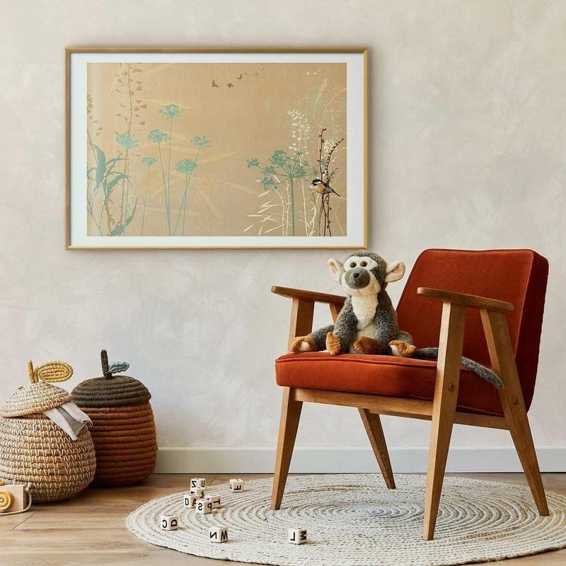 Poster - Bird on a Meadow in Poster e stampe Collezione Casa - Trebisacce, commercioVirtuoso.it