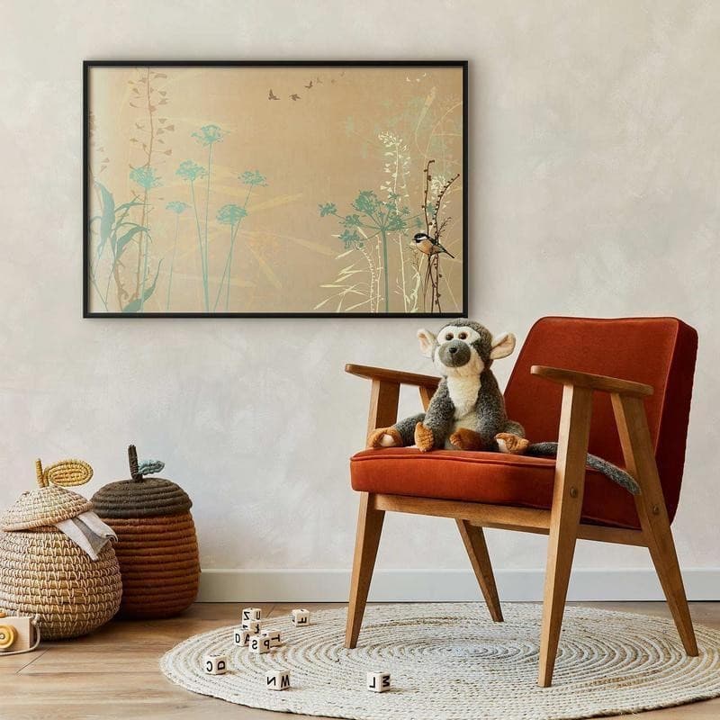 Poster - Bird on a Meadow in Poster e stampe Collezione Casa - Trebisacce, commercioVirtuoso.it