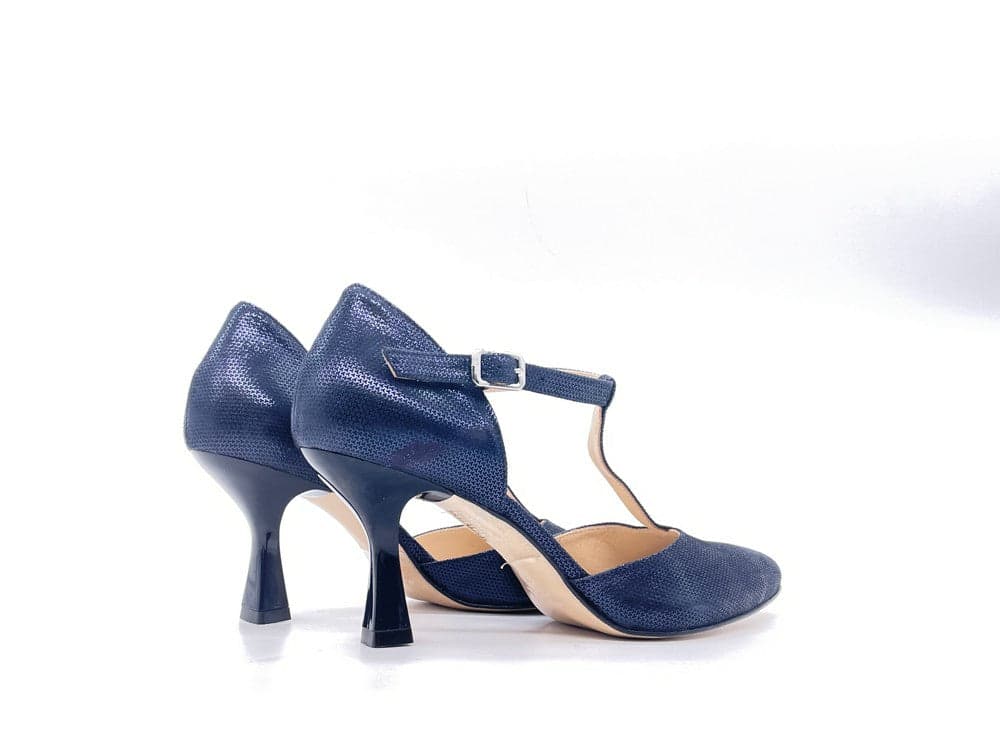 ELLEN Decollete chanel Odeon Blu in Scarpe col tacco Calzature Durello - Agna, commercioVirtuoso.it
