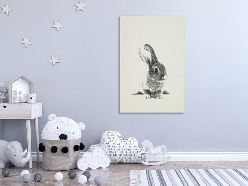 Quadro Fluffy Bunny (1 Part) Vertical in Poster e stampe Collezione Casa - Trebisacce, commercioVirtuoso.it