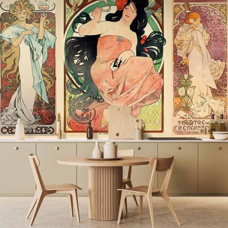 Fotomurale Alphonse Mucha. Women's in Poster e stampe Collezione Casa - Trebisacce, commercioVirtuoso.it