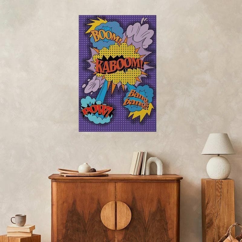 Poster - Kaboom! in Poster e stampe Collezione Casa - Trebisacce, commercioVirtuoso.it