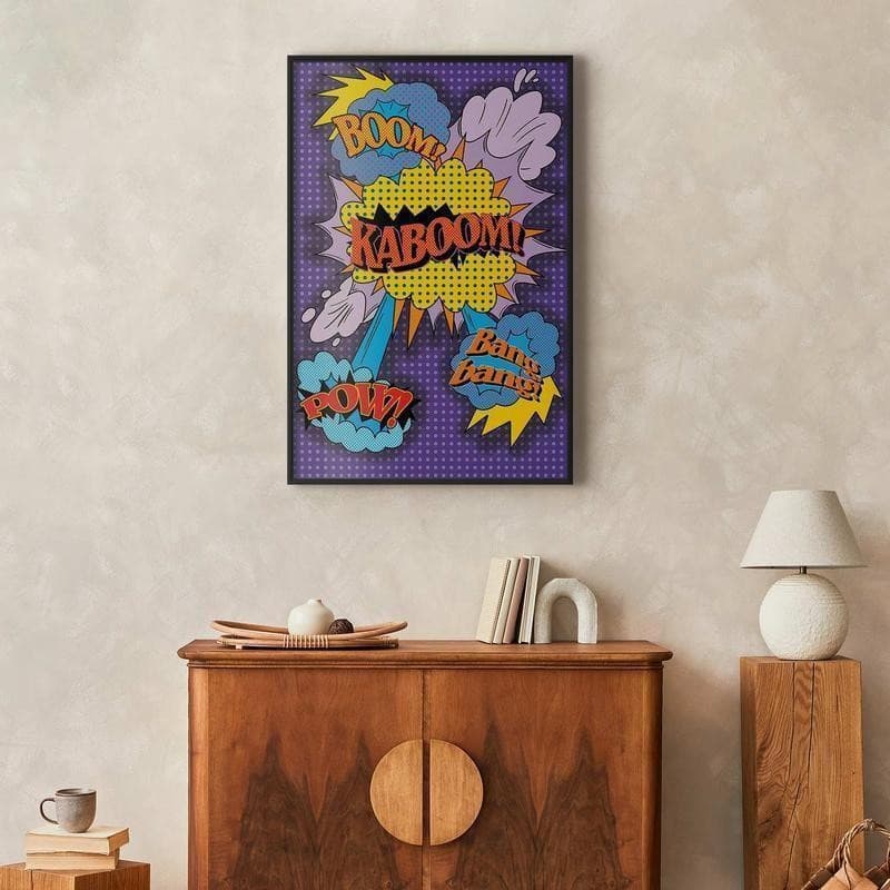 Poster - Kaboom! in Poster e stampe Collezione Casa - Trebisacce, commercioVirtuoso.it