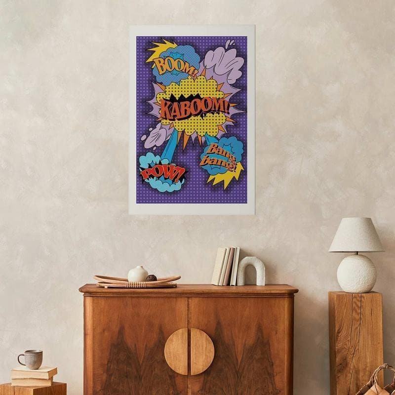 Poster - Kaboom! in Poster e stampe Collezione Casa - Trebisacce, commercioVirtuoso.it