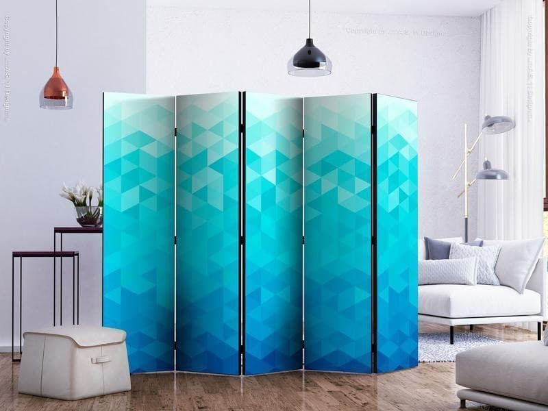 Paravento Azure pixel II [divisori da interno] in Paraventi Collezione Casa - Trebisacce, commercioVirtuoso.it