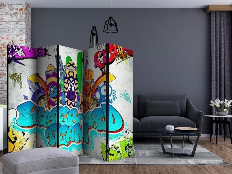 Paravento Skateboard team II [Room Dividers] in Paraventi Collezione Casa - Trebisacce, commercioVirtuoso.it
