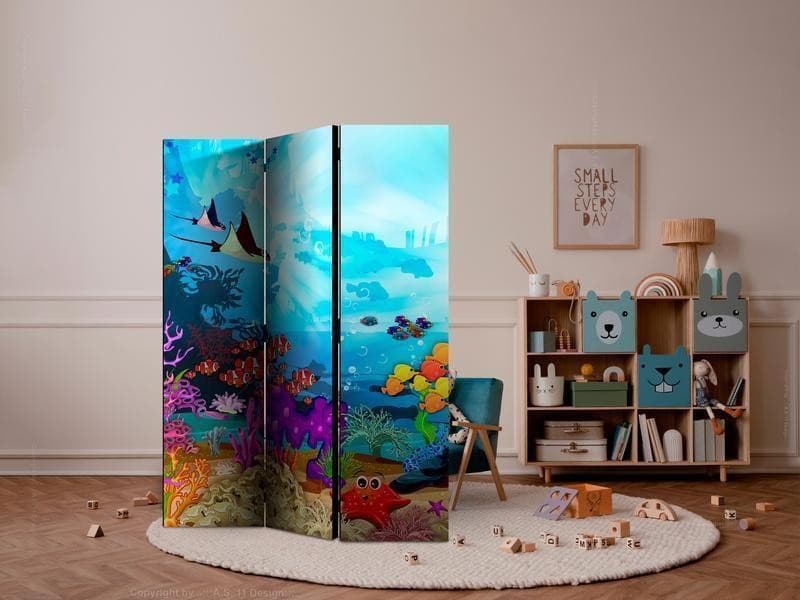 Paravento Colourful Fish [divisori da interno] in Paraventi Collezione Casa - Trebisacce, commercioVirtuoso.it