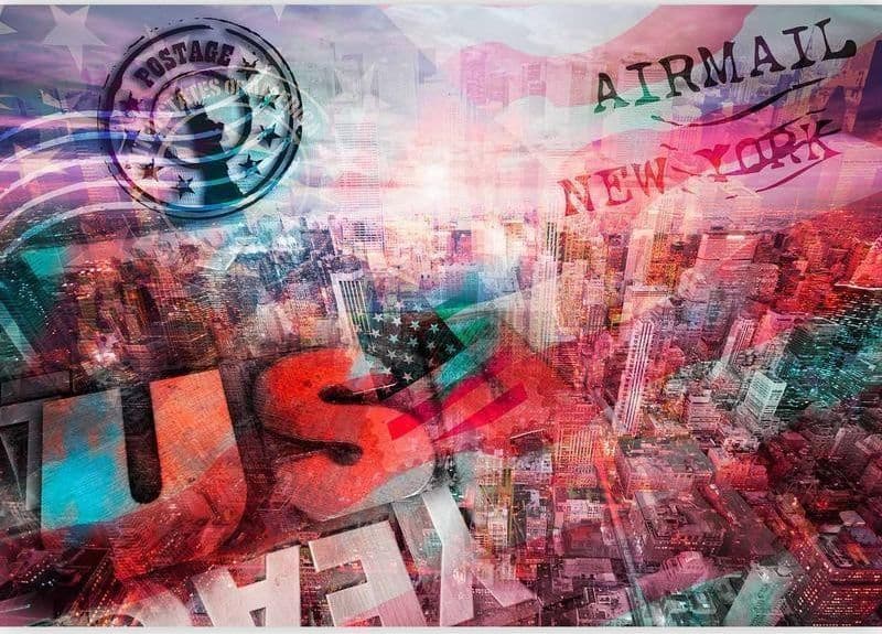Fotomurale NYC tema patriottico in Carta da parati Collezione Casa - Trebisacce, commercioVirtuoso.it