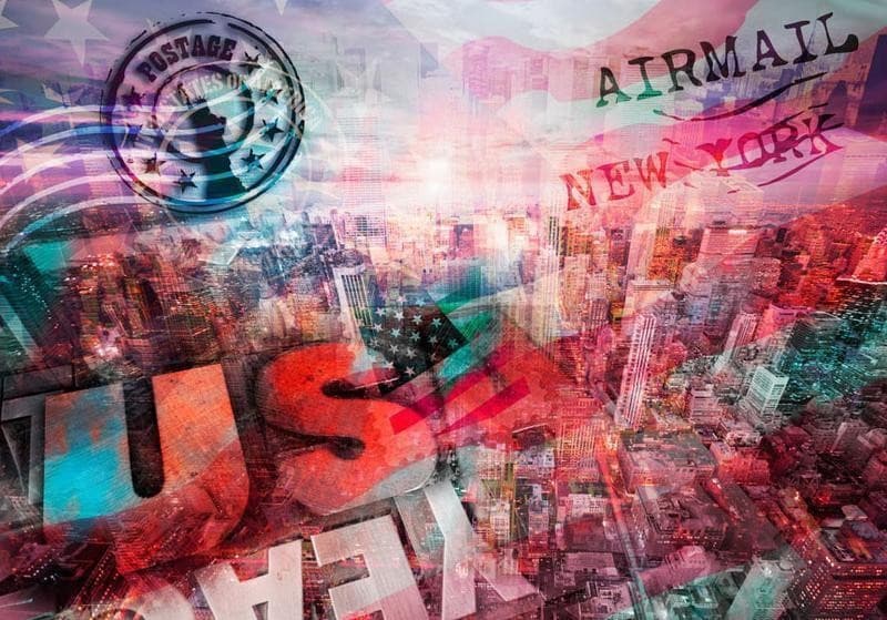 Fotomurale NYC tema patriottico in Carta da parati Collezione Casa - Trebisacce, commercioVirtuoso.it