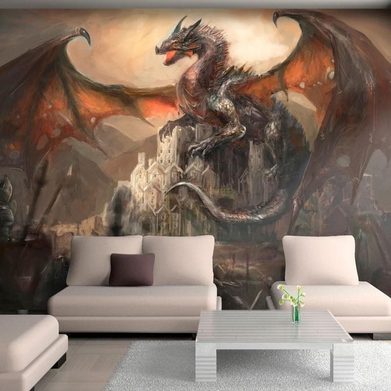 Fotomurale Dragon castle in Carta da parati Collezione Casa - Trebisacce, commercioVirtuoso.it