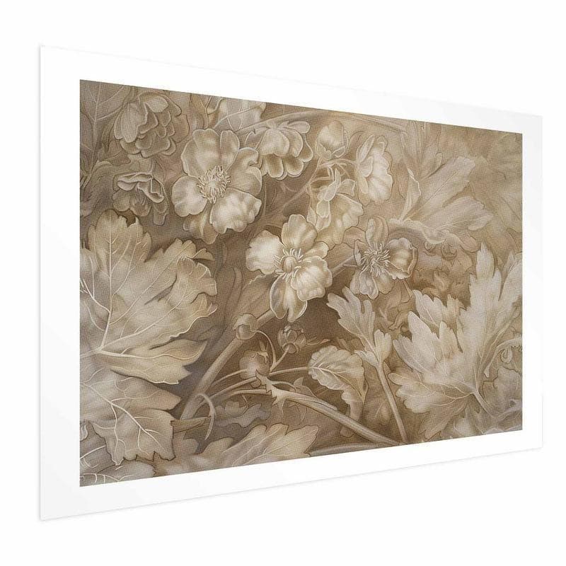 Poster - Ornamental Floral Carvings in Poster e stampe Collezione Casa - Trebisacce, commercioVirtuoso.it