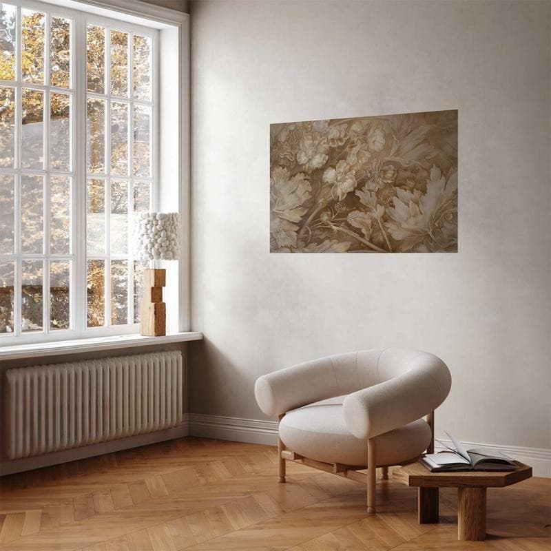 Poster - Ornamental Floral Carvings in Poster e stampe Collezione Casa - Trebisacce, commercioVirtuoso.it