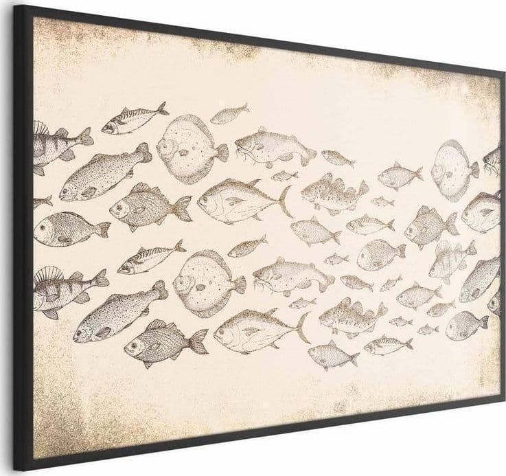 Poster - Subtle Little Fish in Poster e stampe Collezione Casa - Trebisacce, commercioVirtuoso.it