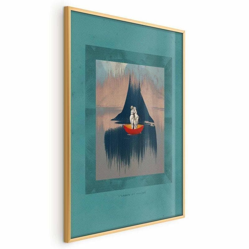 Poster - Couple on a Boat in Poster e stampe Collezione Casa - Trebisacce, commercioVirtuoso.it
