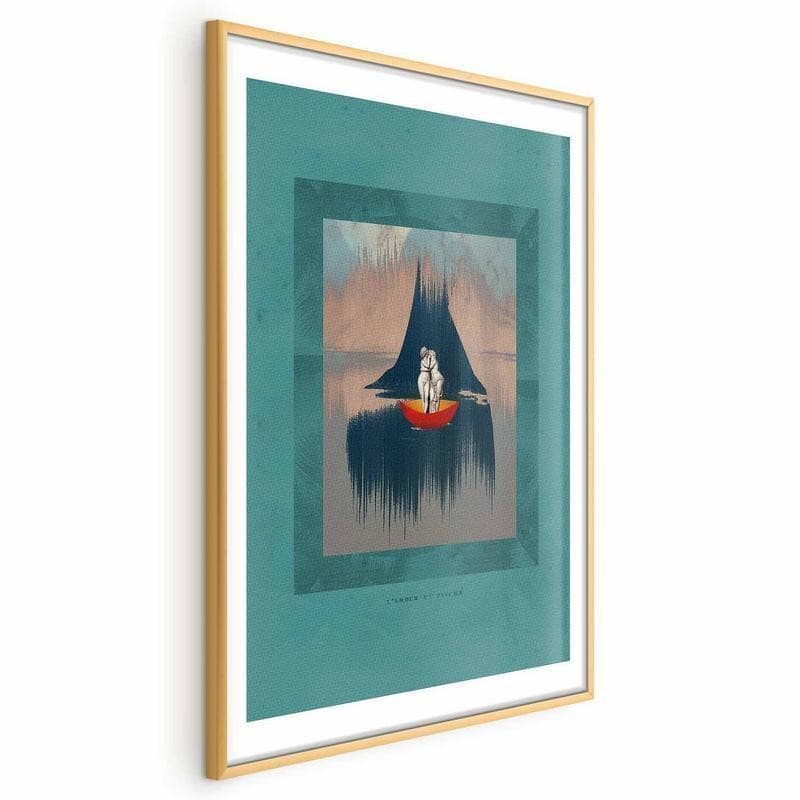 Poster - Couple on a Boat in Poster e stampe Collezione Casa - Trebisacce, commercioVirtuoso.it