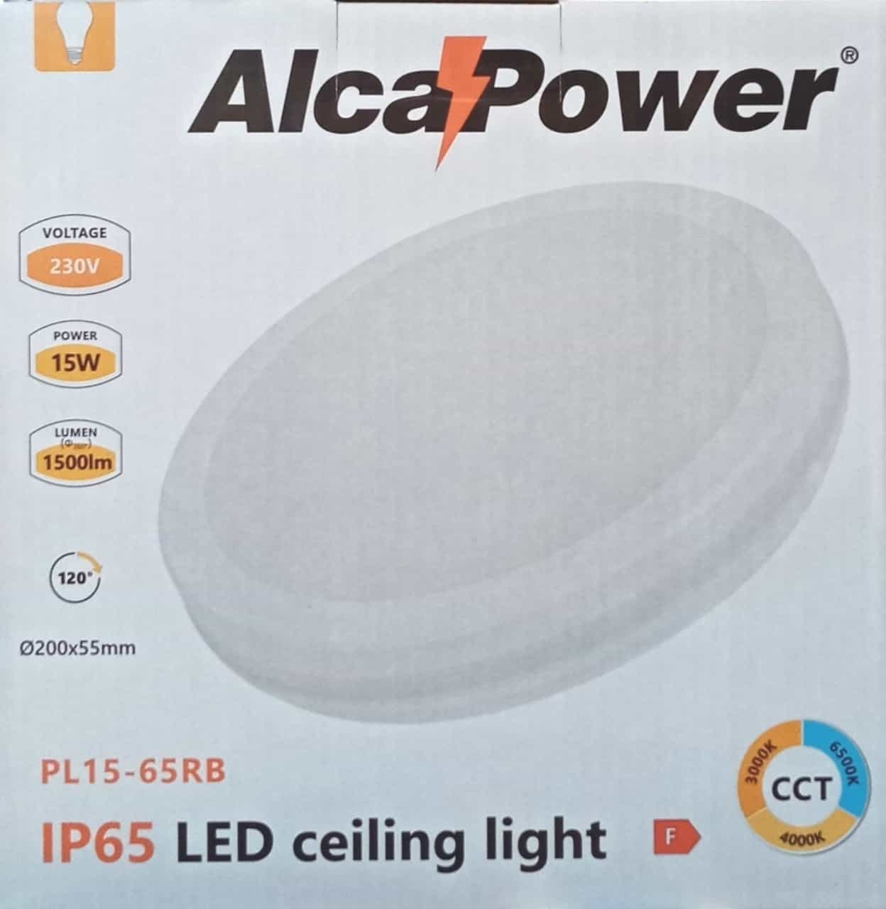 Alca Power plafoniera led tonda 15W 1500lm IP65 - per esterni ed interni in Plafoniere Aloiserw.com - Altomonte, commercioVirtuoso.it