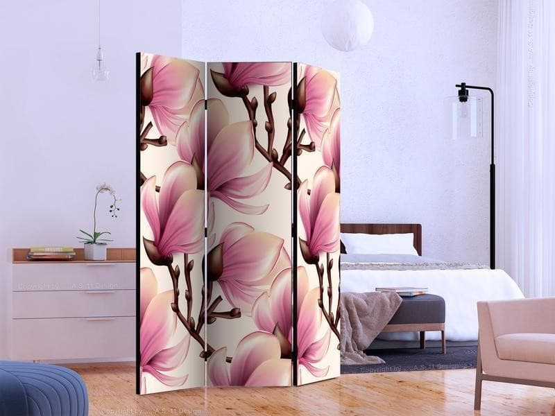 Paravento Blooming Magnolias [divisori da interno] in Paraventi Collezione Casa - Trebisacce, commercioVirtuoso.it