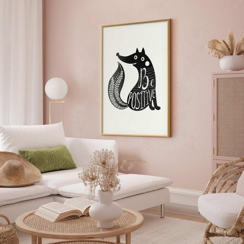 Poster - Be Positive in Poster e stampe Collezione Casa - Trebisacce, commercioVirtuoso.it