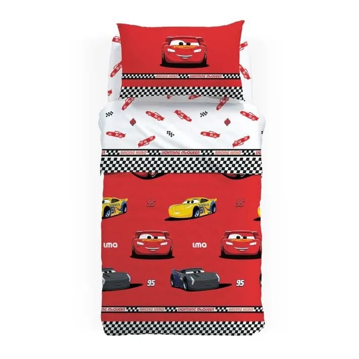Copriletto Primaverile Cars Racing Caleffi Kids in Cotone - 2