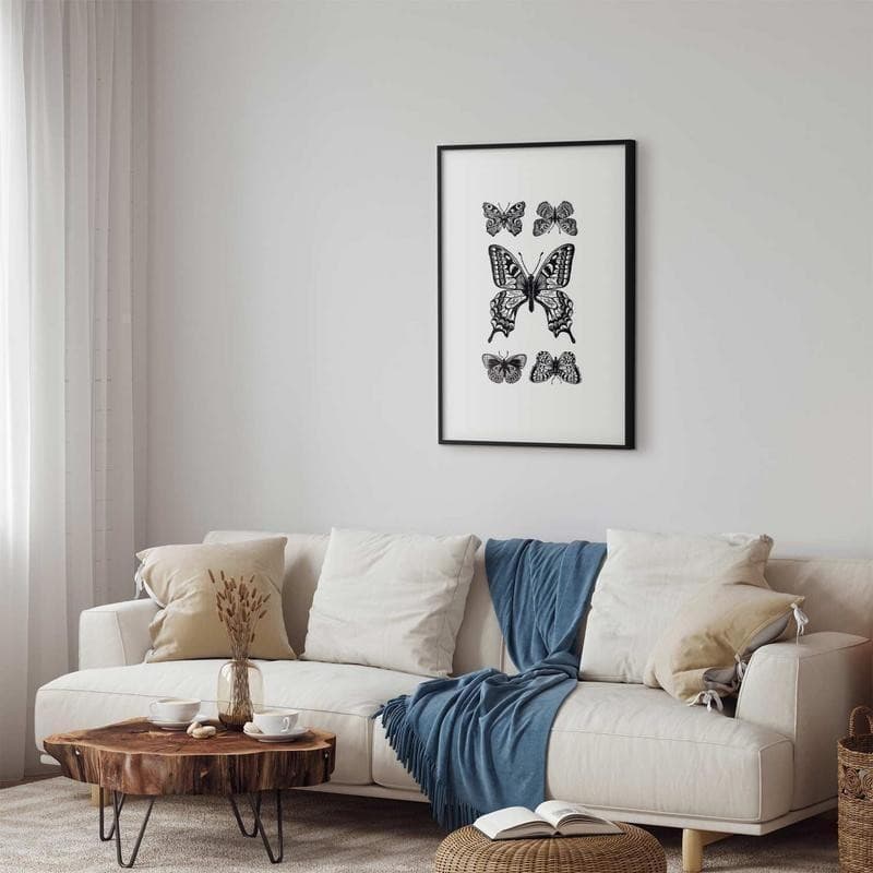 Poster - Five Butterflies in Poster e stampe Collezione Casa - Trebisacce, commercioVirtuoso.it