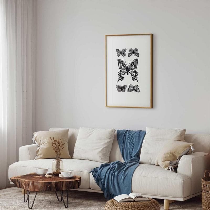 Poster - Five Butterflies in Poster e stampe Collezione Casa - Trebisacce, commercioVirtuoso.it