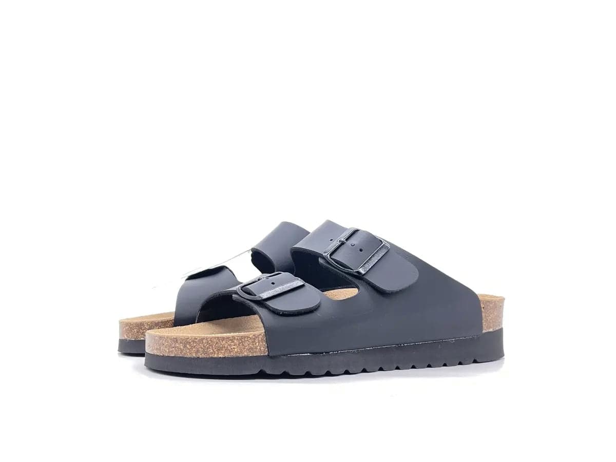 GRUNLAND HOLA Ciabatte donna due fibbie nere - 6