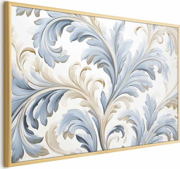 Poster - Baroque Vines in Light Colors in Poster e stampe Collezione Casa - Trebisacce, commercioVirtuoso.it