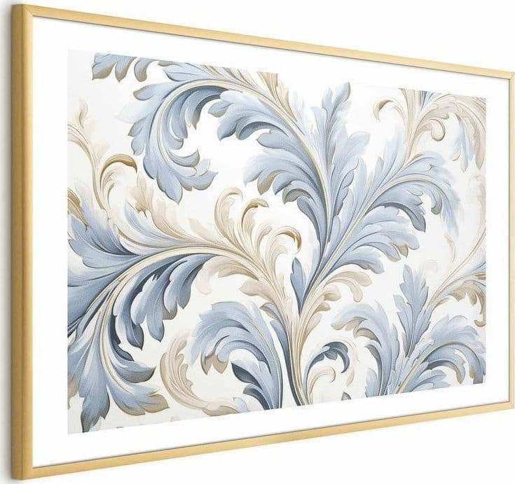 Poster - Baroque Vines in Light Colors in Poster e stampe Collezione Casa - Trebisacce, commercioVirtuoso.it