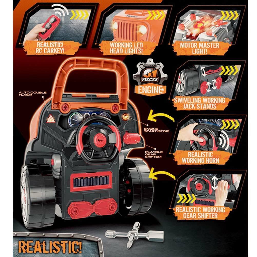 Macchina Elettrica da Costruire Giocattolo Bambini Luci Suoni Accessori Arancio in Veicoli elettrici Esplodia - Napoli, commercioVirtuoso.it