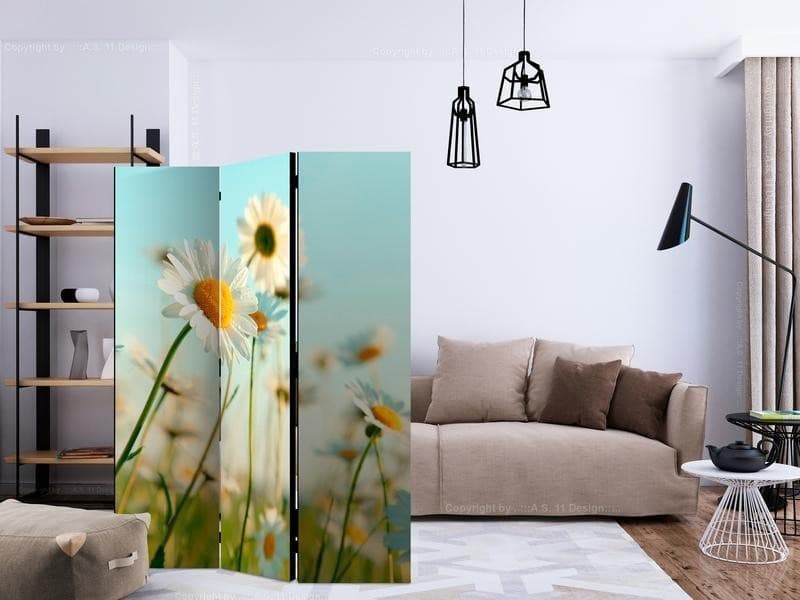 Paravento Daisies spring meadow [Room Dividers] in Paraventi Collezione Casa - Trebisacce, commercioVirtuoso.it