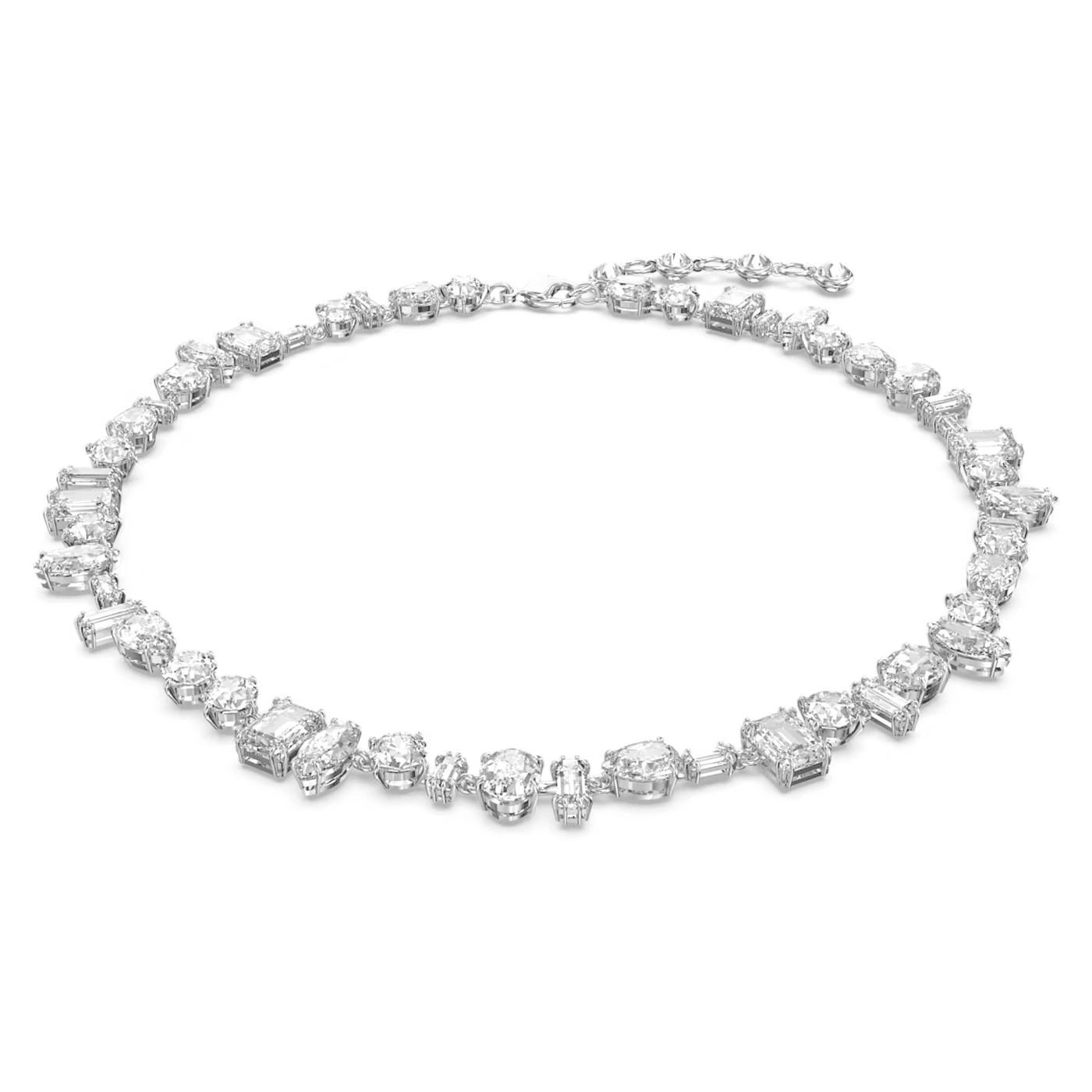 Swarovski   - Collana Gema, Taglio misto, Bianca, Placcato rodio in Collane Alba Gioielli - Casoria, commercioVirtuoso.it