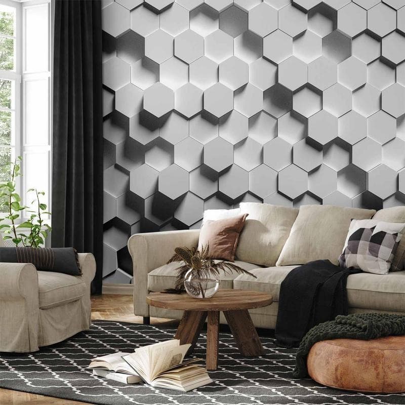 Fotomurale adesivo  Hexagonal Awareness