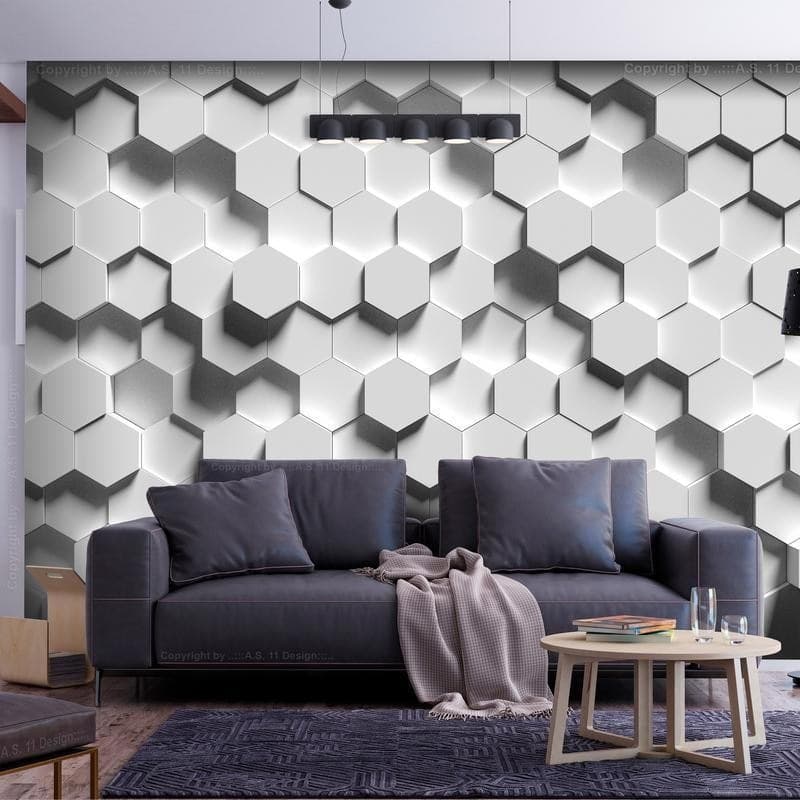 Fotomurale adesivo Hexagonal Awareness in Carta da parati Collezione Casa - Trebisacce, commercioVirtuoso.it