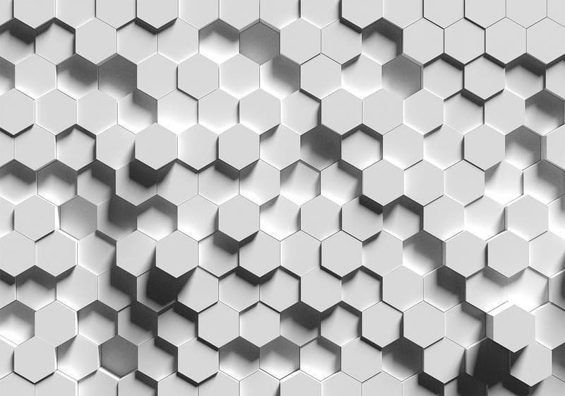 Fotomurale adesivo Hexagonal Awareness in Carta da parati Collezione Casa - Trebisacce, commercioVirtuoso.it