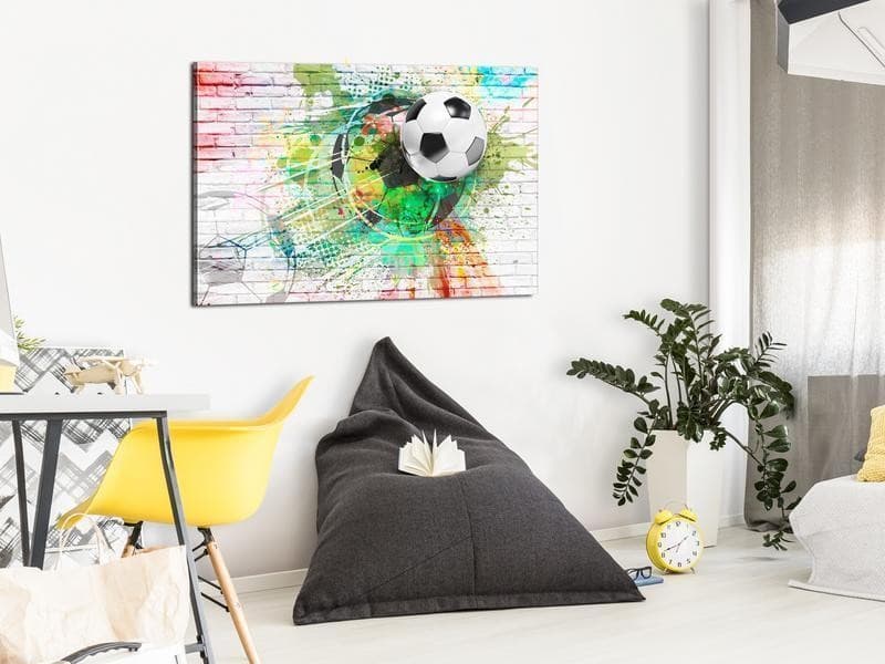 Quadro Colourful Sport (Football) in Dipinti Collezione Casa - Trebisacce, commercioVirtuoso.it