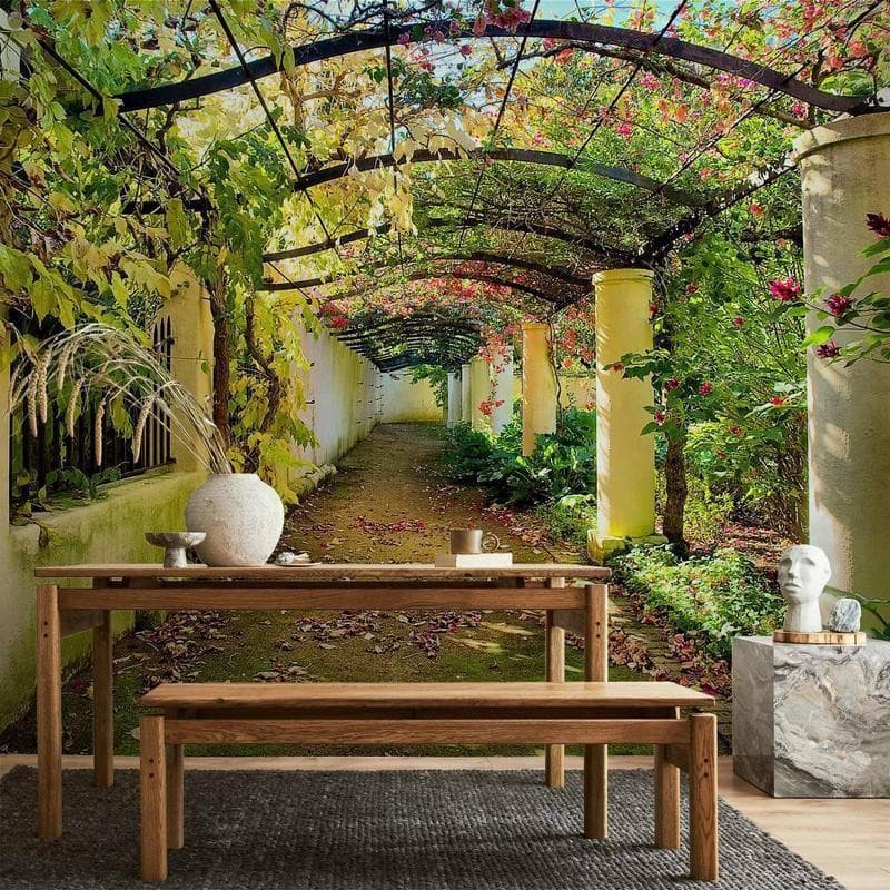 Fotomurale Pergola in Carta da parati Collezione Casa - Trebisacce, commercioVirtuoso.it