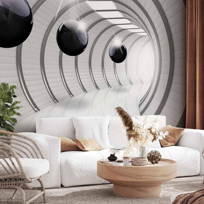 Fotomurale Futuristic Tunnel in Carta da parati Collezione Casa - Trebisacce, commercioVirtuoso.it