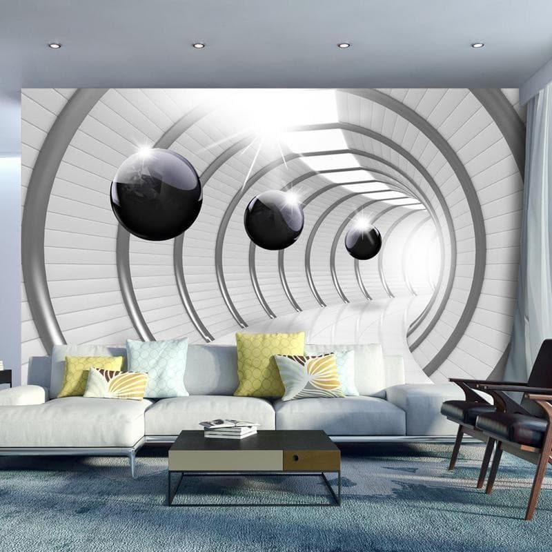 Fotomurale Futuristic Tunnel in Carta da parati Collezione Casa - Trebisacce, commercioVirtuoso.it