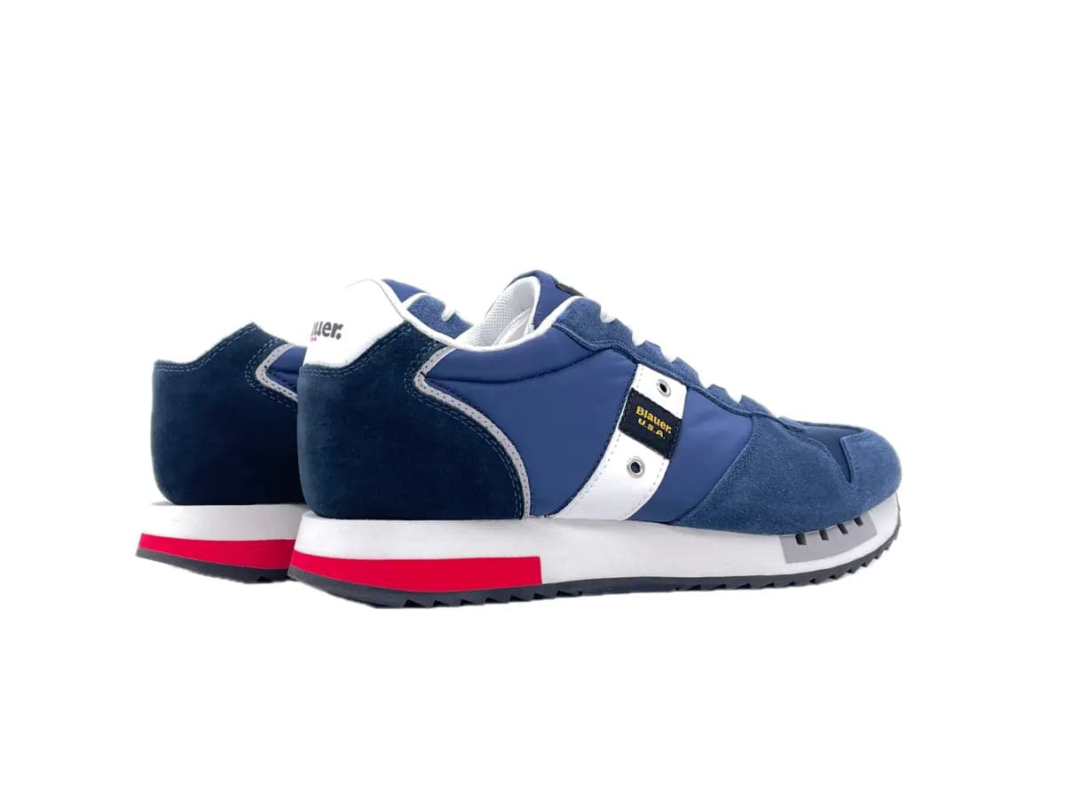 BLAUER Sneaker Uomo Queens01 Navy Royal in Sneaker casual Calzature Durello - Agna, commercioVirtuoso.it