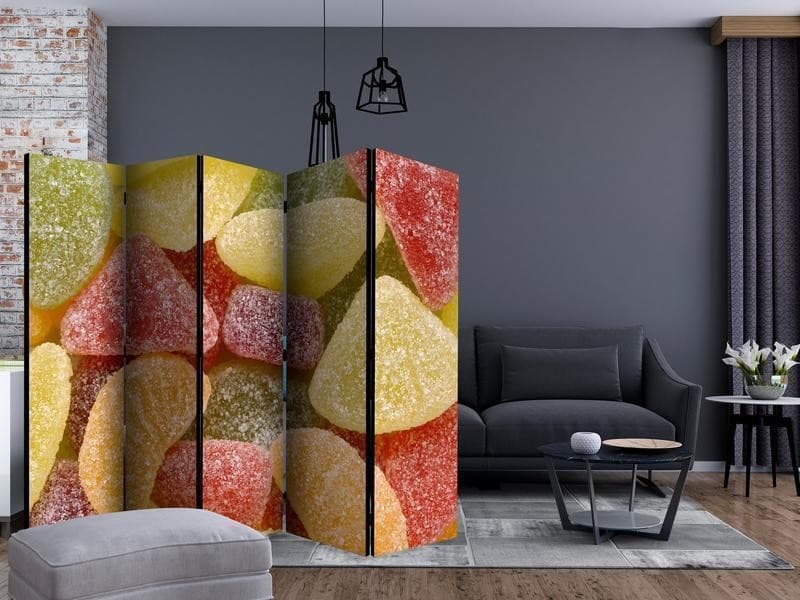 Paravento Tasty fruit jellies II [divisori da interno] in Paraventi Collezione Casa - Trebisacce, commercioVirtuoso.it