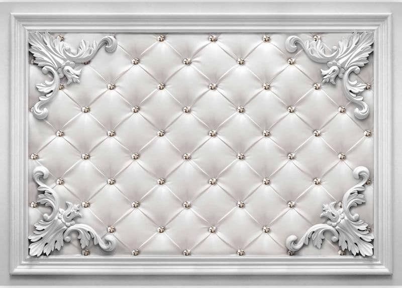 Fotomurale Quilted Leather in Carta da parati Collezione Casa - Trebisacce, commercioVirtuoso.it